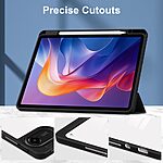 Θήκη Xiaomi Redmi Pad 2 - OEM - Flip Θήκη από Συνθετικό Δέρμα (PU) με PC - Μαύρο - Auto Sleep/Stand - Εικόνα 4