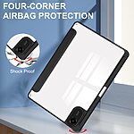 Θήκη Xiaomi Redmi Pad 2 - OEM - Flip Θήκη από Συνθετικό Δέρμα (PU) με PC - Μαύρο - Auto Sleep/Stand - Εικόνα 6