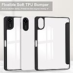 Θήκη Xiaomi Redmi Pad 2 - OEM - Flip Θήκη από Συνθετικό Δέρμα (PU) με PC - Μαύρο - Auto Sleep/Stand - Εικόνα 7