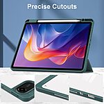 Θήκη Xiaomi Redmi Pad 2 - OEM - Flip Θήκη από Συνθετικό Δέρμα (PU) με TPU - Πράσινο - Auto Wake & Sleep/Stand - Εικόνα 4