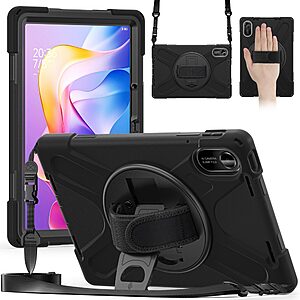Θήκη Xiaomi Redmi Pad 2 - OEM - Σκληρή Θήκη PC+TPU - Μαύρο - Stand/Λουράκι