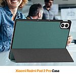 Θήκη Xiaomi Redmi Pad 2 Pro - OEM - Πλάτη από Συνθετικό Δέρμα (PU) με PC - Λαδί - Stand - Εικόνα 7