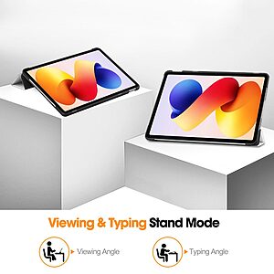 ΘΗΚΕΣ ΚΙΝΗΤΩΝ ΑΞΕΣΟΥΑΡ HUAWEI G8 49 Θήκη Xiaomi Redmi Pad 2 Pro - OEM - Flip Θήκη από Συνθετικό Δέρμα (PU) - Cat - Stand - Εικόνα 2