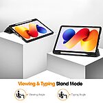 Θήκη Xiaomi Redmi Pad 2 Pro - OEM - Flip Θήκη από Συνθετικό Δέρμα (PU) με TPU - Γκρι - Stand - Εικόνα 9