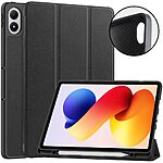 Θήκη Xiaomi Redmi Pad 2 Pro - OEM - Flip Θήκη από Συνθετικό Δέρμα (PU) με TPU - Μαύρο - Stand - Εικόνα 2