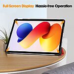 Θήκη Xiaomi Redmi Pad 2 Pro - OEM - Flip Θήκη από Συνθετικό Δέρμα (PU) - Κόκκινο - Stand - Εικόνα 3