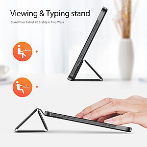 ΘΗΚΕΣ ΚΙΝΗΤΩΝ ΑΞΕΣΟΥΑΡ HUAWEI G8 19 Θήκη Xiaomi Redmi Pad 2 - DUX DUCIS Domo Series - Flip Θήκη από Συνθετικό Δέρμα (PU) - Μαύρο - Stand - Εικόνα 2