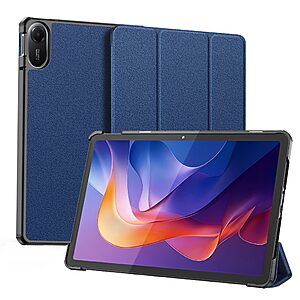 Θήκη Xiaomi Redmi Pad 2 - DUX DUCIS Domo Series - Flip Θήκη από Συνθετικό Δέρμα (PU) - Μπλε - Stand