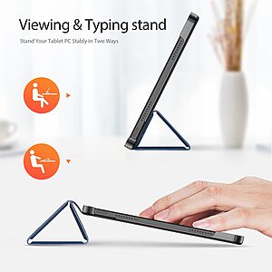 ΘΗΚΕΣ ΚΙΝΗΤΩΝ ΑΞΕΣΟΥΑΡ HUAWEI G8 21 Θήκη Xiaomi Redmi Pad 2 - DUX DUCIS Domo Series - Flip Θήκη από Συνθετικό Δέρμα (PU) - Μπλε - Stand - Εικόνα 2