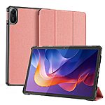 Θήκη Xiaomi Redmi Pad 2 - DUX DUCIS Domo Series - Flip Θήκη από Συνθετικό Δέρμα (PU) με TPU - Ροζ - Stand