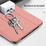 Θήκη Xiaomi Redmi Pad 2 - DUX DUCIS Domo Series - Flip Θήκη από Συνθετικό Δέρμα (PU) με TPU - Ροζ - Stand - Εικόνα 3