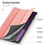 Θήκη Xiaomi Redmi Pad 2 - DUX DUCIS Domo Series - Flip Θήκη από Συνθετικό Δέρμα (PU) με TPU - Ροζ - Stand - Εικόνα 5