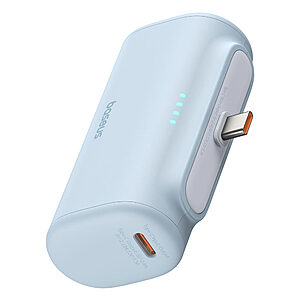 Baseus Compact Power Bank 5000mAh 20W με USB-C σε μπλε χρώμα