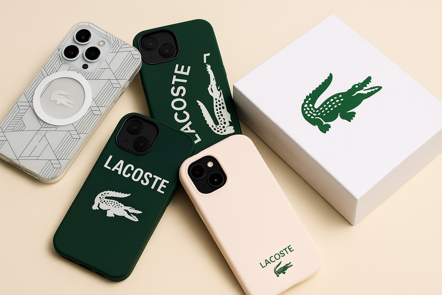 Lacoste Graffiti Hard Case Θήκη προστασίας από Liquid σιλικόνη iPhone 15 Pro Max (Πράσινο/Λευκό) 1 gricgroup content 1779057 6976754de3d17
