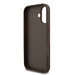 Θήκη Guess classic 4G logo TPU και επικάλυψη δερματίνης για iPhone 17 καφέ - Εικόνα 3