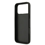 Θήκη Guess με χρυσό 4G metal logo TPU και επικάλυψη δερματίνης και κομψό strap χειρός με χάντρες για iPhone 17 Pro Max μαύρο - Εικόνα 3