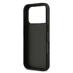 Θήκη Guess με metal triangle logo TPU με 2 υποδοχές για κάρτες επικάλυψη δερματίνης και ανάγλυφη επιφάνεια για iPhone 17 Pro μαύρο - Εικόνα 3