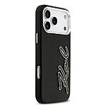 Θήκη Karl Lagerfeld Magsafe με ανάγλυφο logo Karl Lagerfeld για iPhone 17 Pro Max μαύρο - Εικόνα 2