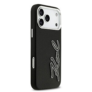 Θήκη Karl Lagerfeld Magsafe με ανάγλυφο logo Karl Lagerfeld για iPhone 17 Pro Max μαύρο - Εικόνα 2