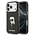 Επίσημη θήκη Karl Lagerfeld με χαρακτηριστική φιγούρα σε μαύρο φινίρισμα - Προστασία premium με MagSafe συμβατότητα και ανυψωμένα χείλη για την κάμερα του iPhone 17 Pro