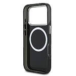 Θήκη Karl Lagerfeld Magsafe με IML Aquarelle το μονόγραμμα KL logo και επιγραφή Karl Lagerfeld για iPhone 17 Pro μαύρο - Εικόνα 3