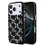 Εντυπωσιακό μαύρο σχεδιαστικό μοτίβο με λευκά γεωμετρικά στοιχεία Karl Lagerfeld - Κομψή προστασία με MagSafe που συνδυάζει luxury στυλ και πρακτική λειτουργικότητα για το iPhone 17 Pro σου