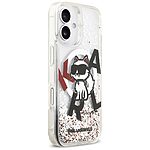 Θήκη Karl Lagerfeld Magsafe με liquid glitter & Choupette logο για iPhone 17 - Εικόνα 2