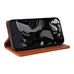 Θήκη Google Pixel 10 Pro XL 5G / 9 Pro XL 5G - YIKATU YK-001 - Flip Πορτοφόλι από Συνθετικό Δέρμα (PU) με TPU - Καφέ - Wallet/Stand - Εικόνα 4