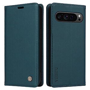 Θήκη Google Pixel 10 Pro XL 5G / 9 Pro XL 5G - YIKATU YK-001 - Flip Πορτοφόλι από Συνθετικό Δέρμα (PU) με TPU - Πράσινο - Wallet/Stand