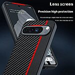Θήκη Google Pixel 10 Pro XL 5G - OEM - Σκληρή Πλάτη PC από Συνθετικό Δέρμα (PU) - Μαύρο / Κόκκινο - Εικόνα 3
