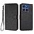 Θήκη Motorola Edge (2025) 5G / 60 5G / 60 Fusion 5G - OEM - Flip Πορτοφόλι από Συνθετικό Δέρμα (PU) με TPU - Μαύρο - Wallet/Stand/Λουράκι