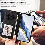 Θήκη Motorola Edge (2025) 5G / 60 5G / 60 Fusion 5G - OEM - Flip Πορτοφόλι από Συνθετικό Δέρμα (PU) με TPU - Μαύρο - Wallet/Stand/Λουράκι - Εικόνα 2