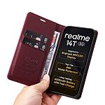 Θήκη Motorola Edge (2025) 5G / 60 Fusion 5G - YIKATU - Flip Πορτοφόλι από Συνθετικό Δέρμα (PU) με TPU - Κόκκινο - Wallet/Stand - Εικόνα 10