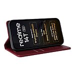 Θήκη Motorola Edge (2025) 5G / 60 Fusion 5G - YIKATU - Flip Πορτοφόλι από Συνθετικό Δέρμα (PU) με TPU - Κόκκινο - Wallet/Stand - Εικόνα 9