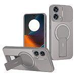 Θήκη Motorola Edge 50 Fusion 5G - OEM - Σκληρή Πλάτη PC+TPU - Γκρι - Stand