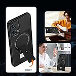 Θήκη Motorola Edge 50 Fusion 5G - OEM - Σκληρή Πλάτη PC+TPU - Γκρι - Stand - Εικόνα 2