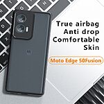 Θήκη Motorola Edge 50 Fusion 5G - OEM - Σκληρή Πλάτη PC+TPU - Ημιδιάφανο - Εικόνα 3
