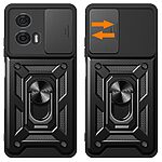 Θήκη Motorola Edge 50 Fusion 5G - OEM - Σκληρή Πλάτη PC+TPU - Μαύρο - Stand - Εικόνα 2