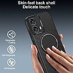 Θήκη Motorola Edge 50 Fusion 5G - OEM - Σκληρή Πλάτη PC+TPU - Μαύρο - Stand - Εικόνα 4