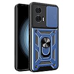 Θήκη Motorola Edge 50 Fusion 5G - OEM - Σκληρή Πλάτη PC+TPU - Μπλε - Stand