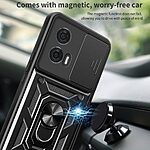 Θήκη Motorola Edge 50 Fusion 5G - OEM - Σκληρή Πλάτη PC+TPU - Μπλε - Stand - Εικόνα 5