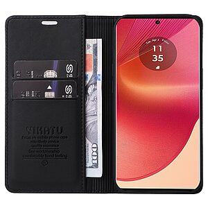 ΘΗΚΕΣ ΚΙΝΗΤΩΝ ΑΞΕΣΟΥΑΡ NOKIA MICROSOFT LUMIA 535 50 Θήκη Motorola Edge 50 Fusion 5G - YIKATU YK-001 - Flip Πορτοφόλι από Συνθετικό Δέρμα (PU) με TPU - Μαύρο - Wallet/Stand - Εικόνα 2
