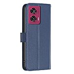 Θήκη Motorola Edge 50 Fusion 5G - BINFEN COLOR BF17 - Flip Πορτοφόλι από Συνθετικό Δέρμα (PU) με TPU - Μπλε - Wallet/Stand - Εικόνα 6