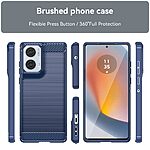 Θήκη Motorola Edge 50 Fusion 5G - OEM - Πλάτη TPU - Μπλε - Εικόνα 8