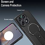 Θήκη Motorola Edge 60 5G / Fusion 5G - OEM - Σκληρή Πλάτη PC+TPU - Μαύρο - Stand - Εικόνα 6