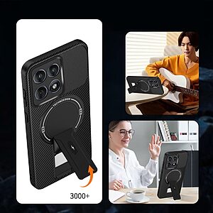 Θήκη Motorola Edge 60 5G / Fusion 5G - OEM - Σκληρή Πλάτη PC+TPU - Μπλε - Stand - Εικόνα 2