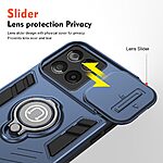 Θήκη Motorola Edge 60 Fusion 5G - OEM - Σκληρή Πλάτη PC+TPU - Μπλε - Stand - Εικόνα 2