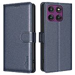 Θήκη Motorola Edge 60 Pro 5G - BINFEN COLOR BF32 - Flip Πορτοφόλι από Συνθετικό Δέρμα (PU) με TPU - Μπλε - RFID/Wallet/Stand