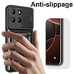 Θήκη Motorola Moto G15 4G - OEM - Σκληρή Πλάτη PC+TPU - Μαύρο - Stand - Εικόνα 4