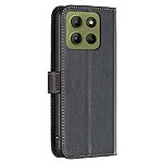 Θήκη Motorola Moto G15 4G - BINFEN COLOR BF17 - Flip Πορτοφόλι από Συνθετικό Δέρμα (PU) με TPU - Μαύρο - Wallet/Stand - Εικόνα 6